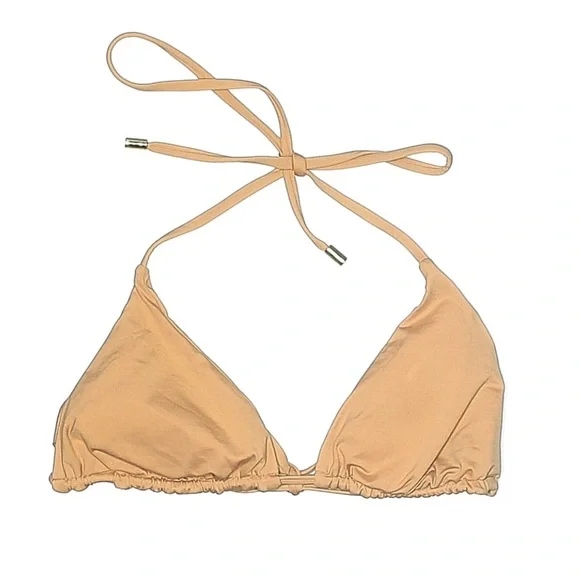 Monday Swimwear Tan Nude String Bikini Two Piece Set Size Medium